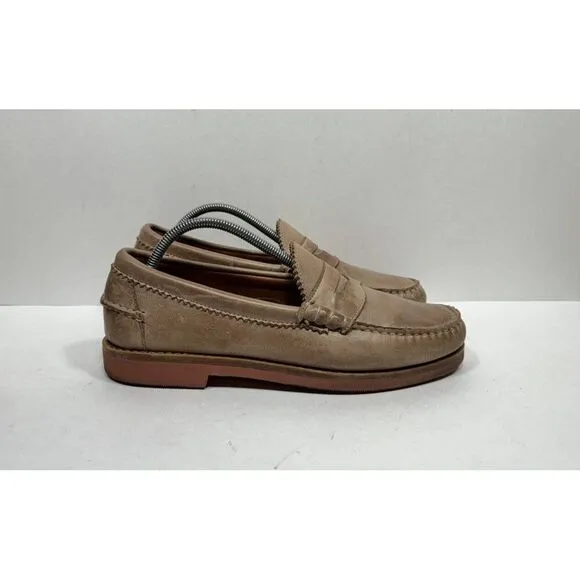 Allen Edmonds Sedona Brown Leather Penny Loafers Men's Sz 9.5 Shoes Vibram 40039