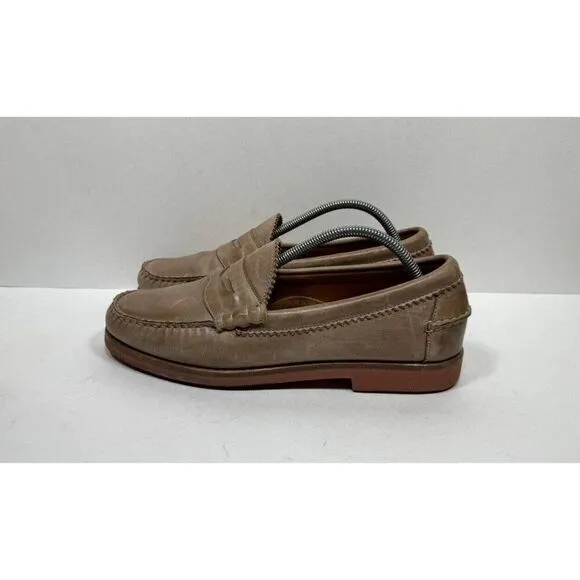 Allen Edmonds Sedona Brown Leather Penny Loafers Men's Sz 9.5 Shoes Vibram 40039