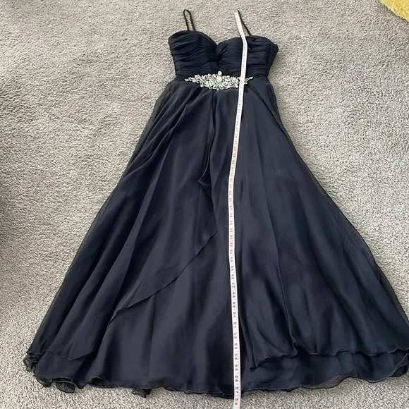 Alyce Paris Strapless Chiffon Dress