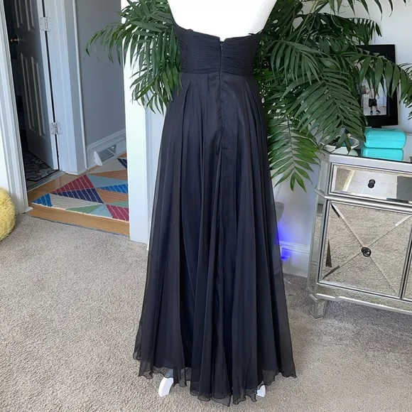 Alyce Paris Strapless Chiffon Dress
