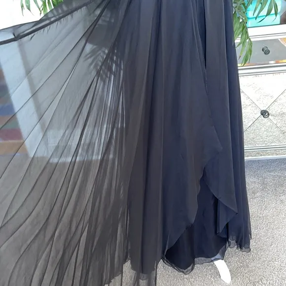 Alyce Paris Strapless Chiffon Dress