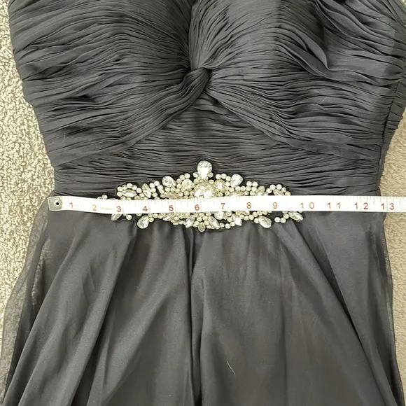 Alyce Paris Strapless Chiffon Dress
