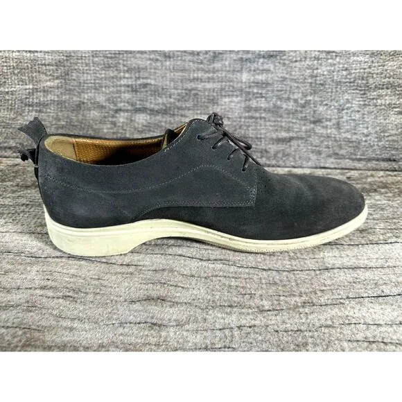 Amberjack The Original Leather Suede Dress Oxford Shoes Grey Men's Size 10