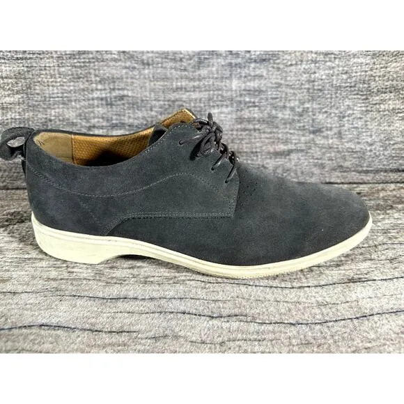 Amberjack The Original Leather Suede Dress Oxford Shoes Grey Men's Size 10