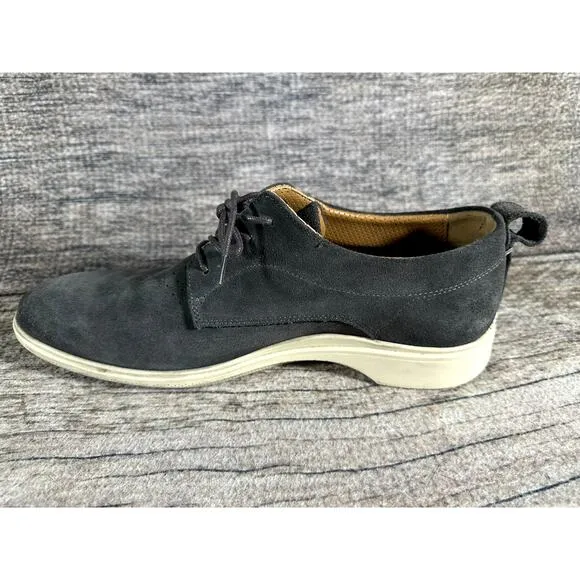 Amberjack The Original Leather Suede Dress Oxford Shoes Grey Men's Size 10