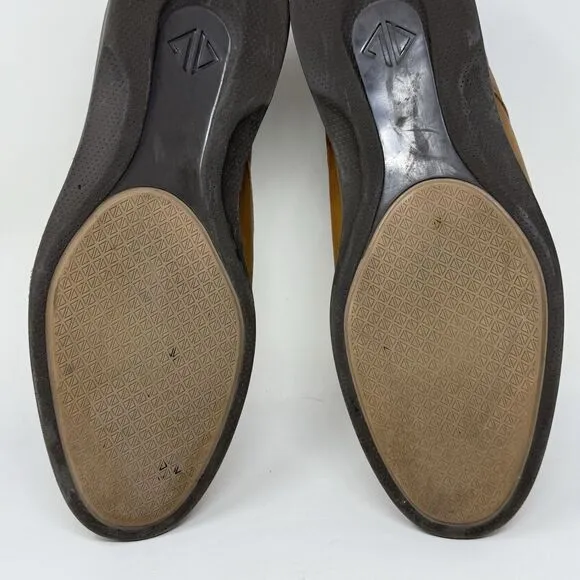 Amberjack The Original Shoes Mens 12 Brown Leather Derby Casual Dress Lace Up