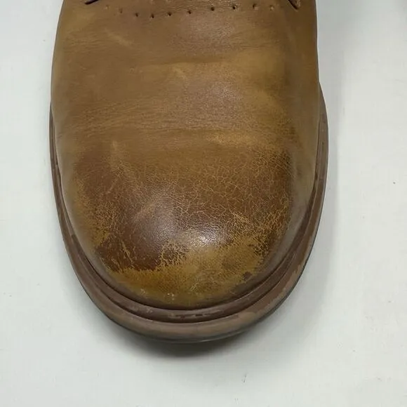 Amberjack The Original Shoes Mens 12 Brown Leather Derby Casual Dress Lace Up