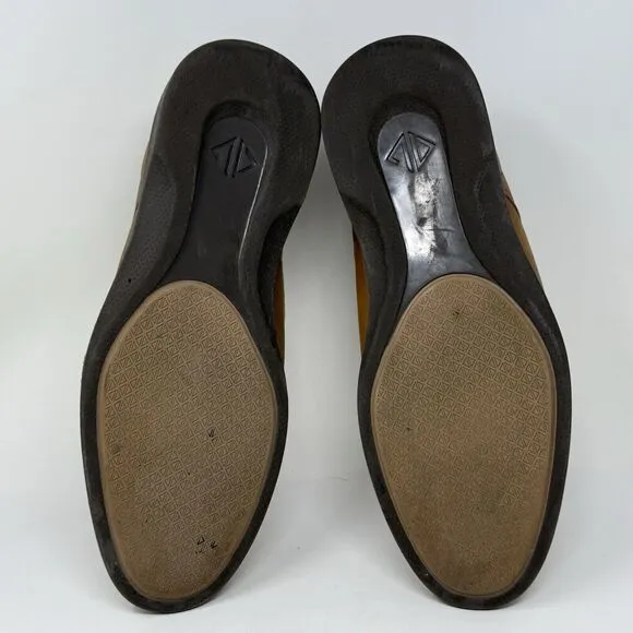 Amberjack The Original Shoes Mens 12 Brown Leather Derby Casual Dress Lace Up
