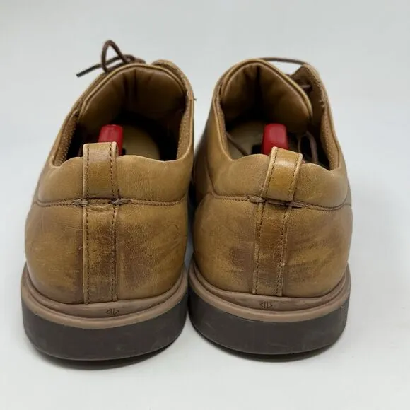 Amberjack The Original Shoes Mens 12 Brown Leather Derby Casual Dress Lace Up