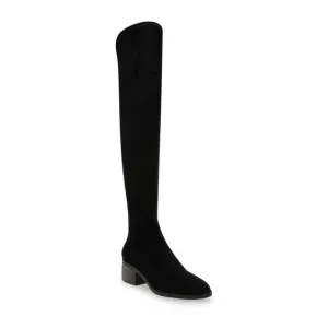 ANNE KLEIN Womens Black Padded Ainsley Almond Toe Block Heel Heeled Boots 8 M