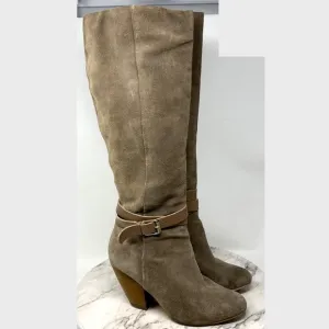 Anthropologie Corso Como Aspire Suede Boots 9 Bohemian Classic Neutral Timeless
