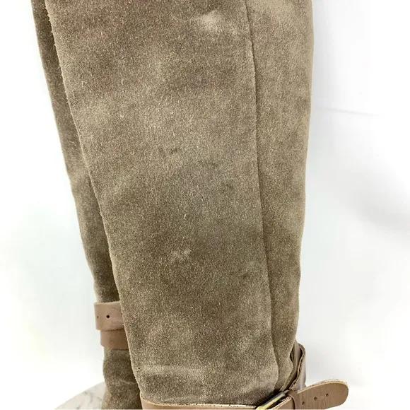 Anthropologie Corso Como Aspire Suede Boots 9 Bohemian Classic Neutral Timeless