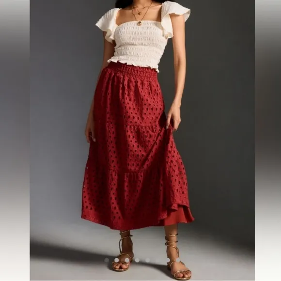 ANTHROPOLOGIE GORGEOUS BOHO SKIRT
