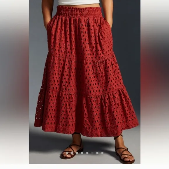 ANTHROPOLOGIE GORGEOUS BOHO SKIRT