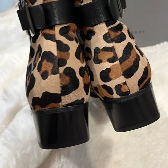 Aquatalia Leopard Boots, NWT