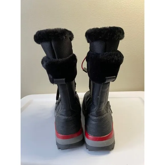 Aquatherm By Santana Canada Kirima Black Lace Winter Boots