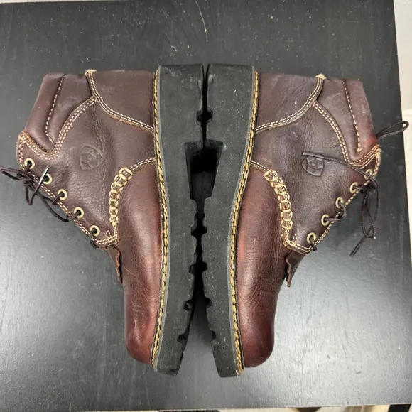 Ariat Canyon Boots Womens 6.5B Brown Leather Lace Up Work Casual Western Cowgirl