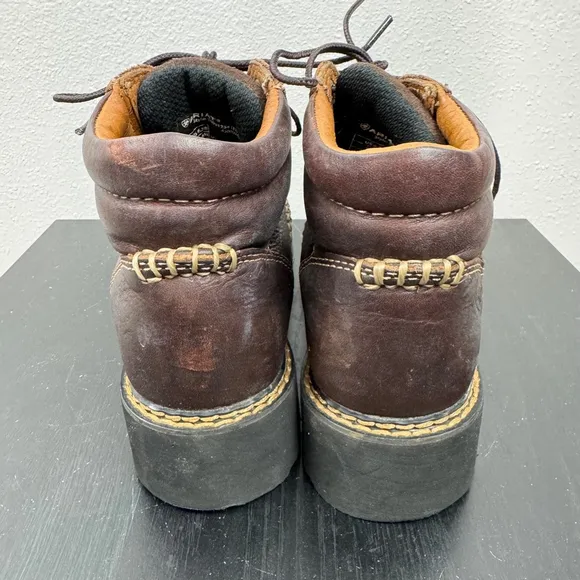 Ariat Canyon Boots Womens 6.5B Brown Leather Lace Up Work Casual Western Cowgirl