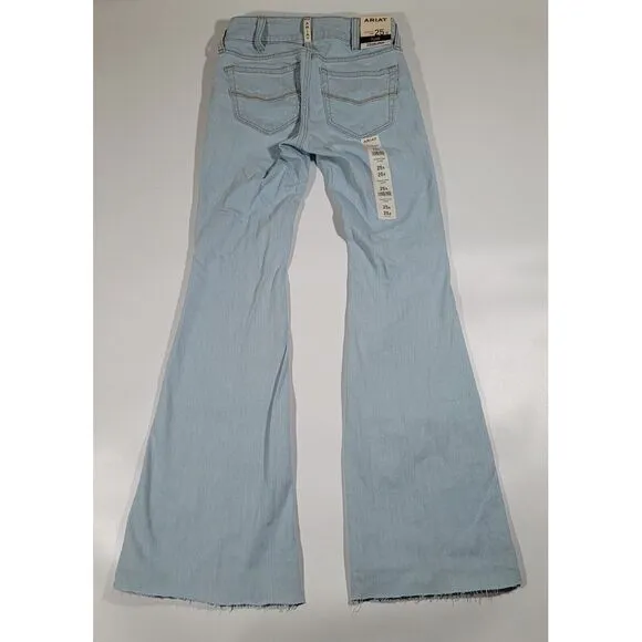 Ariat Real Denim Women's 25 R Mid Rise Flare Stretch Western Jeans NWT