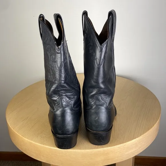 Ariat Sedona Black Leather Cowboy Western Work Boots Men’s Size 10 Casual