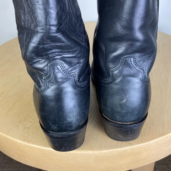 Ariat Sedona Black Leather Cowboy Western Work Boots Men’s Size 10 Casual