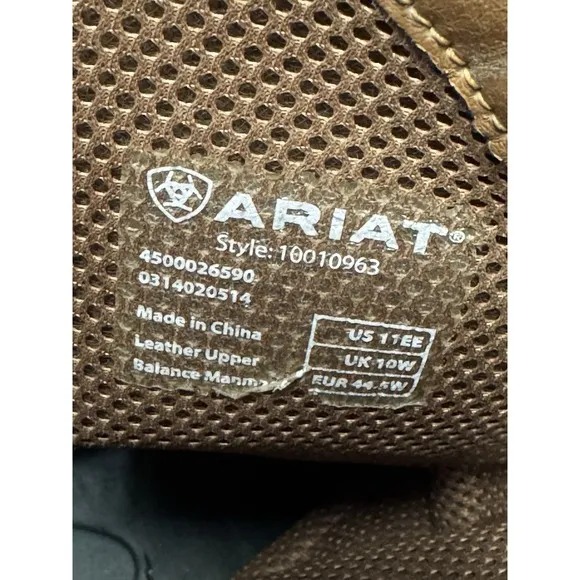 Ariat Style#10010963 Men's Western Boots Size 11EE,