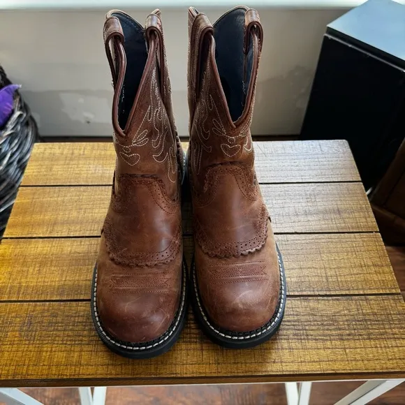 Ariat WOMEN'S Fatbaby Saddle Western Boot Size 9B