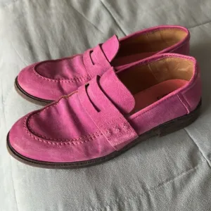 🩷🩷🩷AS 98 Pink Suede Loafers 41 Or 11 Shoes Flats