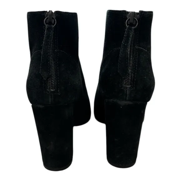 ASH Black Suede Ankle Boots Booties Women’s Size 7