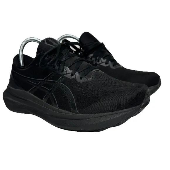 Asics Gel-Kayano 30 Triple Black Sneakers Running Shoes Mens Size 8 Wide