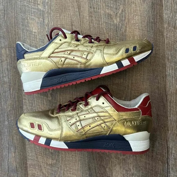 ASICS x Ronnie Fieg Kith Gel Lyte 3 USA Gold