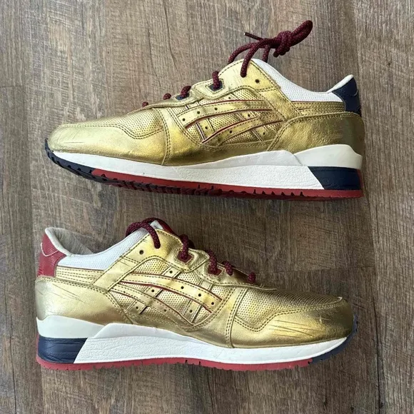 ASICS x Ronnie Fieg Kith Gel Lyte 3 USA Gold