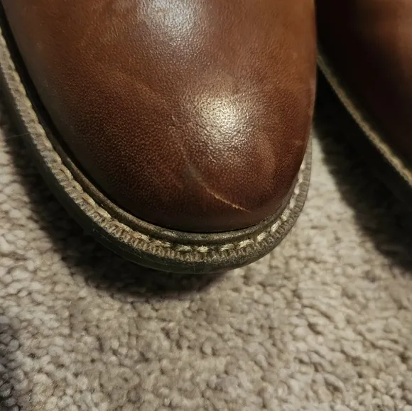 Aston Grey Men's Brown Leather Dress Shoes