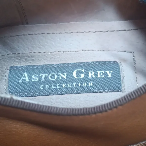 Aston grey men's dress shoes size 11