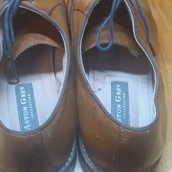 Aston grey men's dress shoes size 11