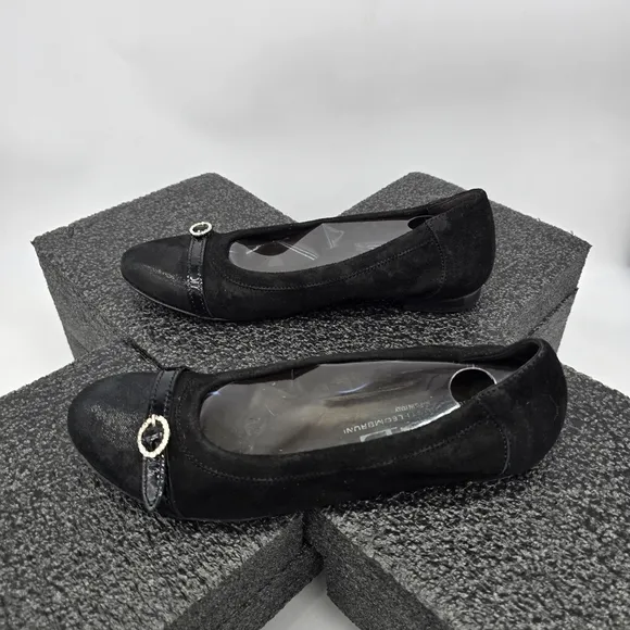 Attilio Giusti Leombruni Shoe Women's 8.5 / 39 Monika Ballet Flats Black