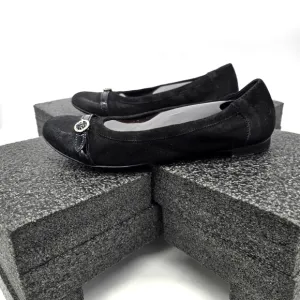 Attilio Giusti Leombruni Shoe Women's 8.5 / 39 Monika Ballet Flats Black