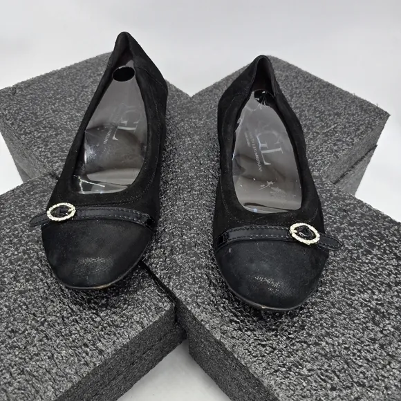 Attilio Giusti Leombruni Shoe Women's 8.5 / 39 Monika Ballet Flats Black