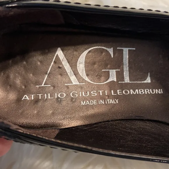 ATTILIO GIUSTI LEOMBRUNI shoes size 35 excellent condition color black