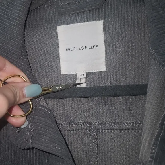 Avec Les Filles button shirt oversized xs
