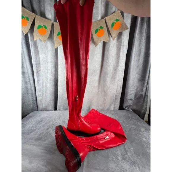 Azalea Wang Killer Queen Thigh High Boots Sz 7