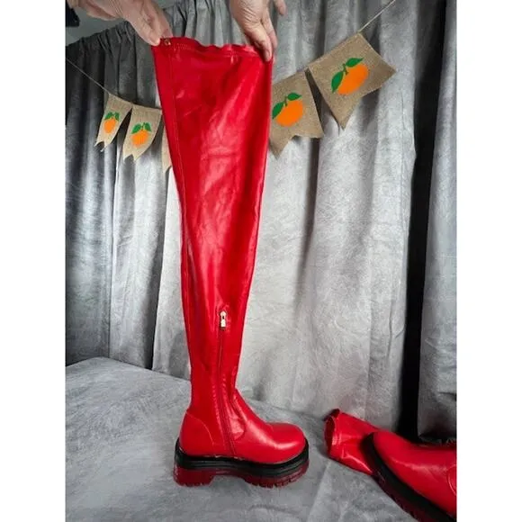 Azalea Wang Killer Queen Thigh High Boots Sz 7