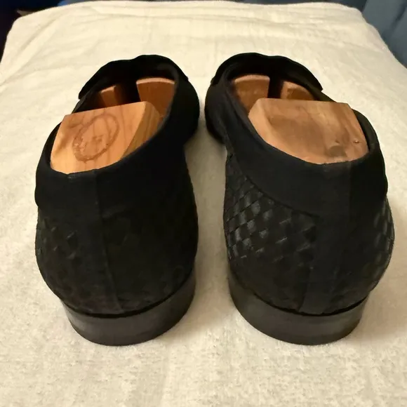 Bally black tie / tuxedo Men's Black Loafers 11 1/2 D