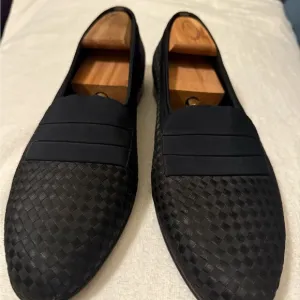 Bally black tie / tuxedo Men's Black Loafers 11 1/2 D