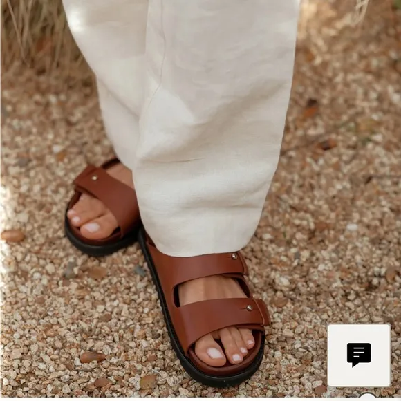Barely Worn Jenni Kayne Hutton Slide Sandals Size 38