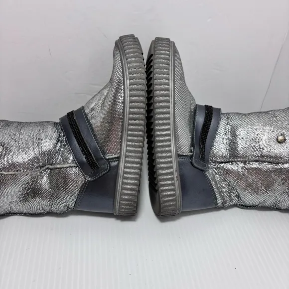 Bartek Gray-Silver Ankle Winter boots girl Size 30