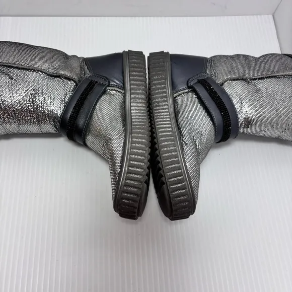 Bartek Gray-Silver Ankle Winter boots girl Size 30
