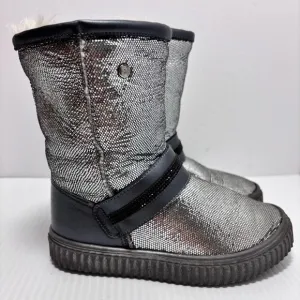 Bartek Gray-Silver Ankle Winter boots girl Size 30