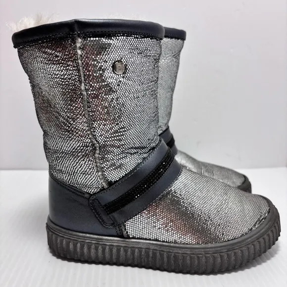 Bartek Gray-Silver Ankle Winter boots girl Size 30