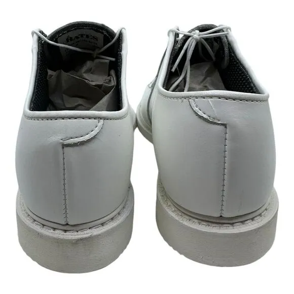 Bates Lites Women's Size 8.5W White Leather Oxford Dress Casual Shoe 07131 NEW